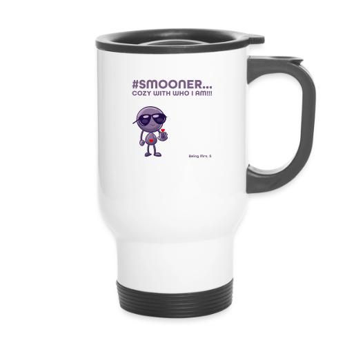 Smoon City_Cozy with who I am - 14 oz Travel Mug with Handle