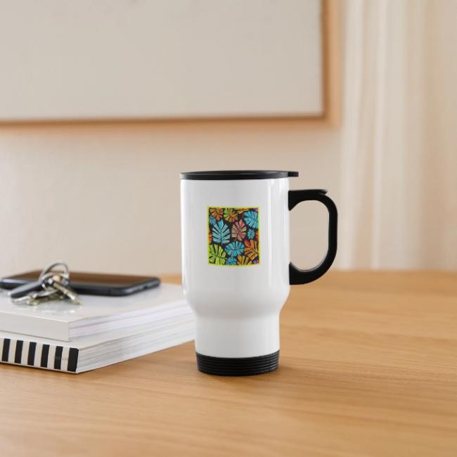 Vibrant Foliage Radiance Neon Elegance