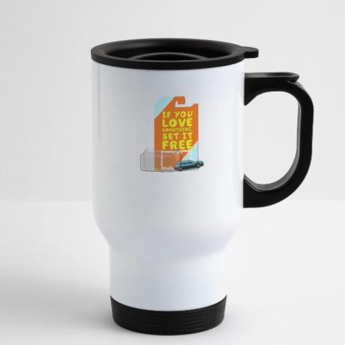 Set It Free Diecast Car Collector 1:64 Scale Gift - 14 oz Travel Mug with Handle
