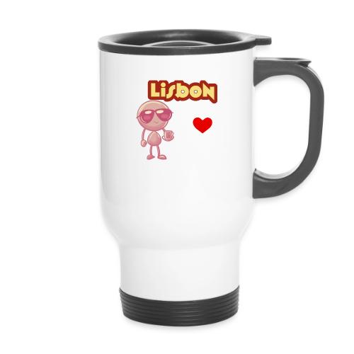 Smoon City_Lisbon - 14 oz Travel Mug with Handle