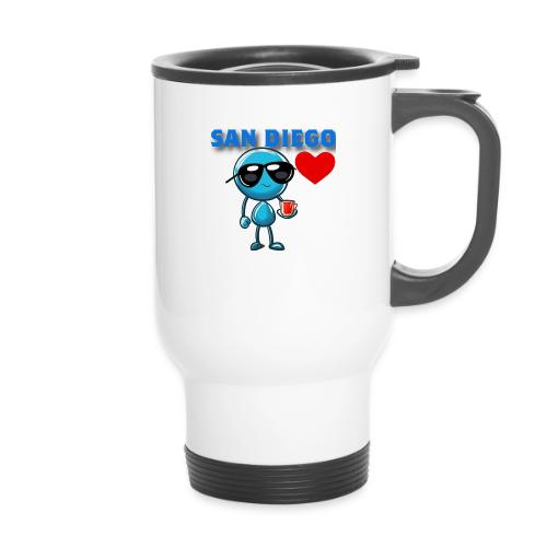 Smoon City_San Diego - 14 oz Travel Mug with Handle