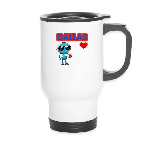 Smoon City_Dallas - 14 oz Travel Mug with Handle