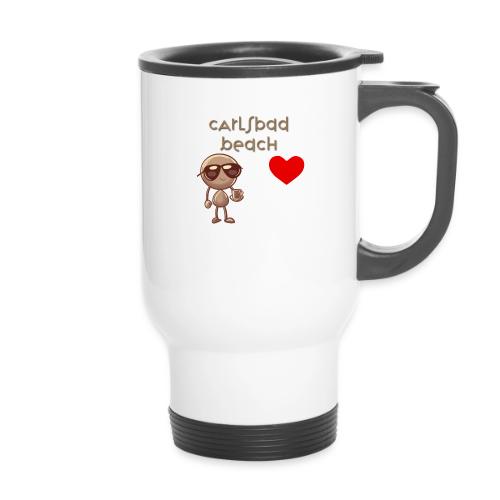 Smoon City_Carlsbad Beach - 14 oz Travel Mug with Handle