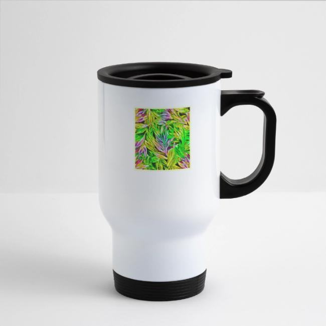 Vibrant Plant Strokes Design