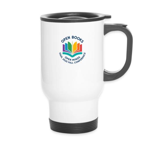 OASL Fall 2025 Logo transparent - 14 oz Travel Mug with Handle
