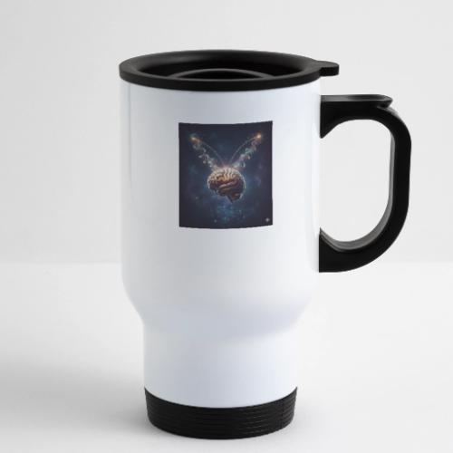 BrainTeas - 14 oz Travel Mug with Handle