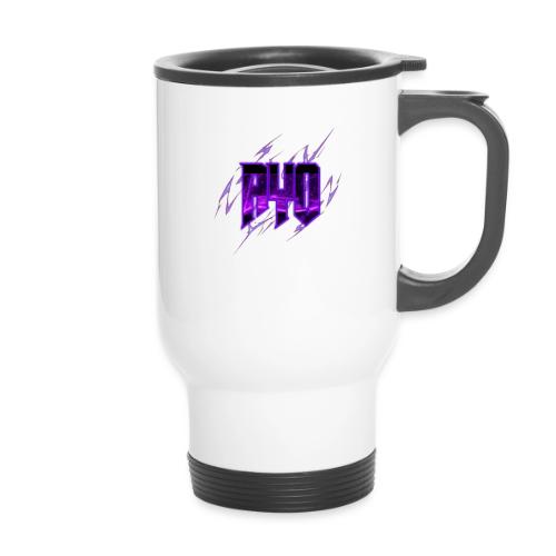 Ayo's Blue - 14 oz Travel Mug with Handle