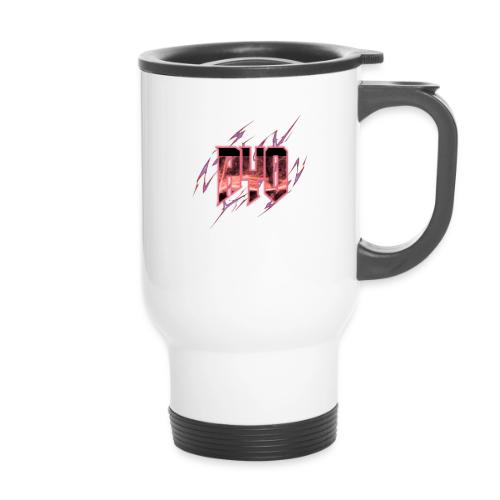 Ayo's Red - 14 oz Travel Mug with Handle