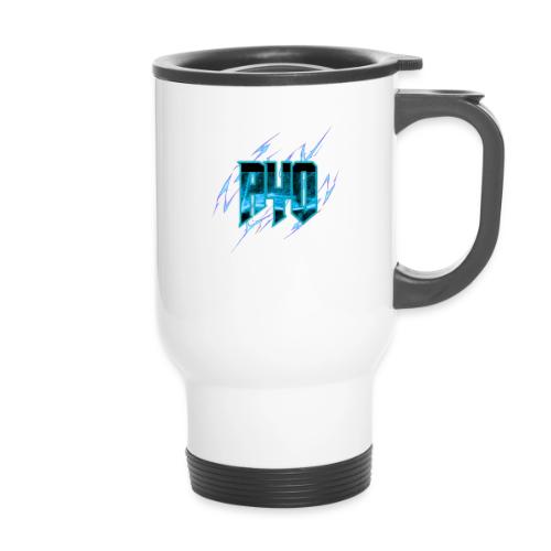 Ayo's Light Blue - 14 oz Travel Mug with Handle