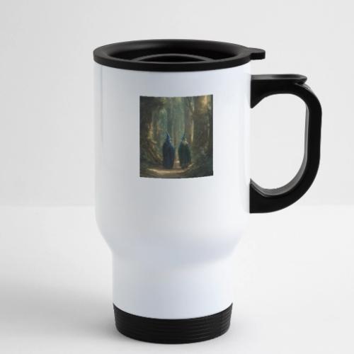 Wizards Walk - 14 oz Travel Mug with Handle