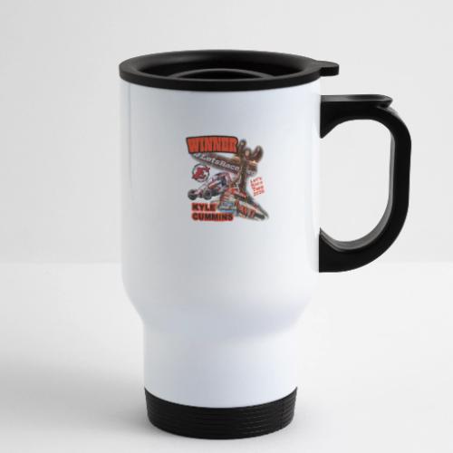 Kyle Cummins #LetsRaceTwo Winner - 14 oz Travel Mug with Handle