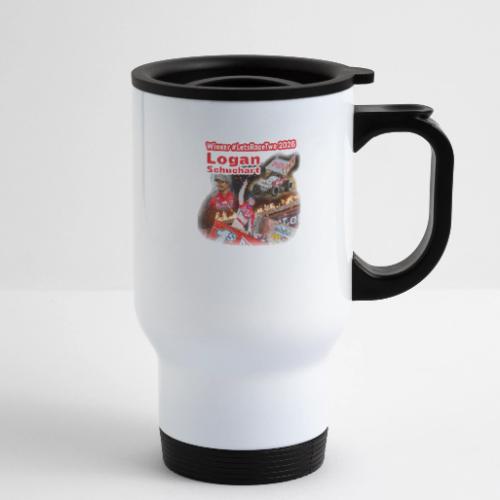 Logan Schuchart #LetsRaceTwo Winner - 14 oz Travel Mug with Handle