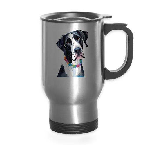Tank - Great Dane - 14 oz Travel Mug with Handle