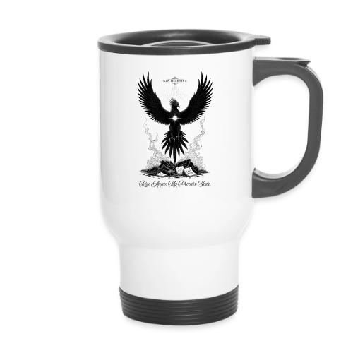The Phoenix of Renewal T-Shirt - 14 oz Travel Mug with Handle