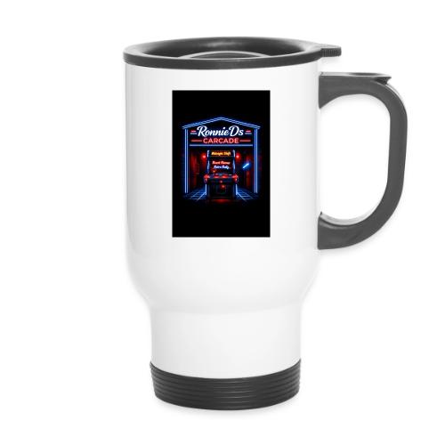 Carcadelogo3 - 14 oz Travel Mug with Handle