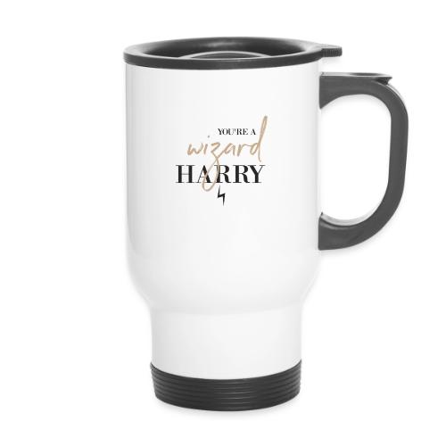 Yer A Wizard Harry - 14 oz Travel Mug with Handle