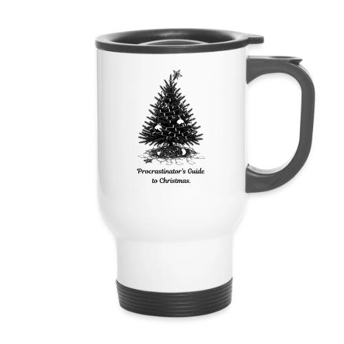 Procrastinator's Guide Christmas T-Shirt - 14 oz Travel Mug with Handle