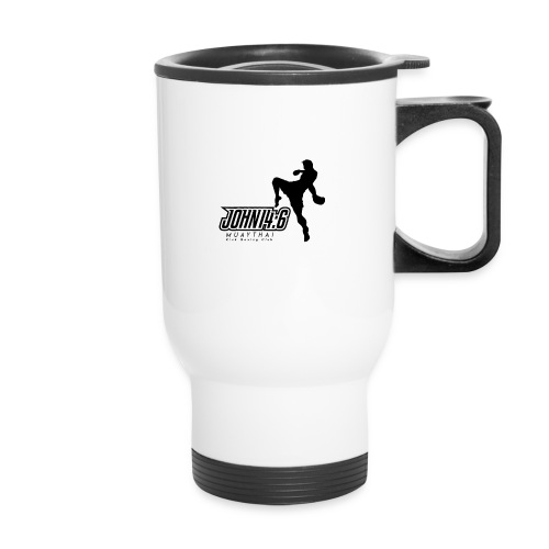 Exclusive designer from the John 14: 6 Muay thai - 14 oz Travel Mug with Handle