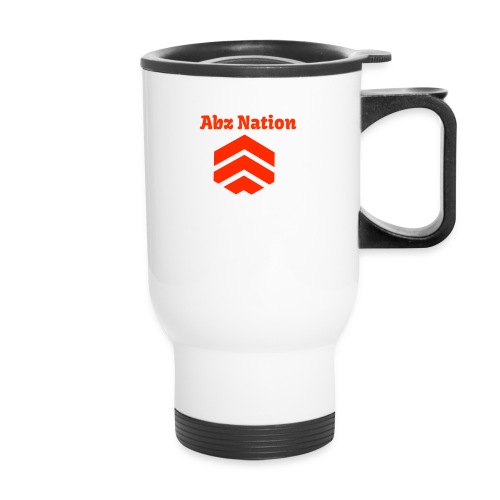 Red Arrow Abz Nation Merchandise - 14 oz Travel Mug with Handle