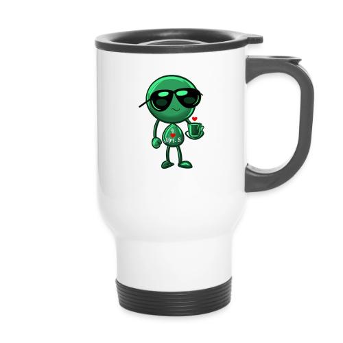 Smoon_I love Mrs S Green - 14 oz Travel Mug with Handle