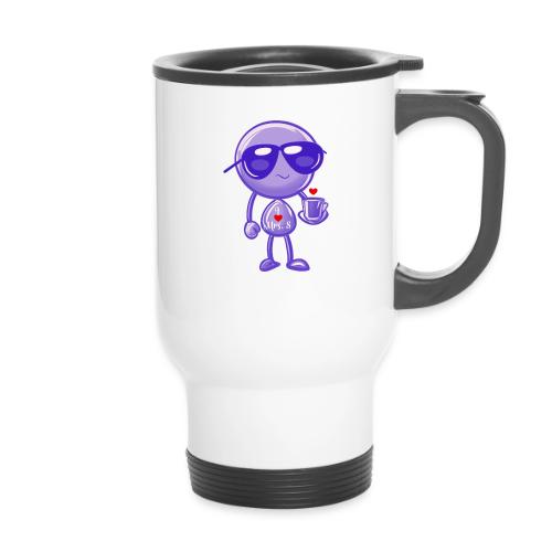 Smoon_I love Mrs S Purple - 14 oz Travel Mug with Handle