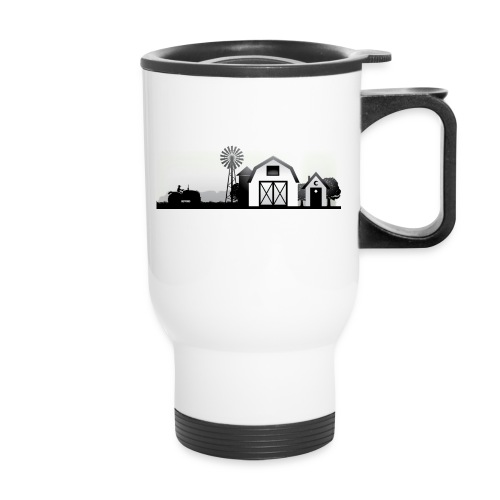thbblackillustration02 - Travel Mug with Handle