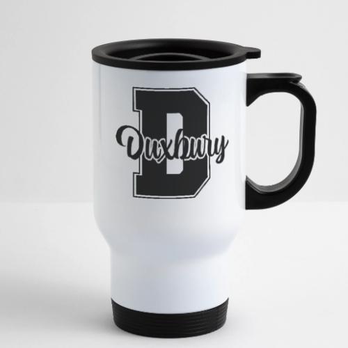 Duxbury Overlay (Dark) - 14 oz Travel Mug with Handle