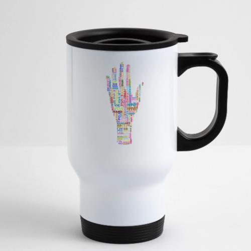 The Hand - 14 oz Travel Mug with Handle