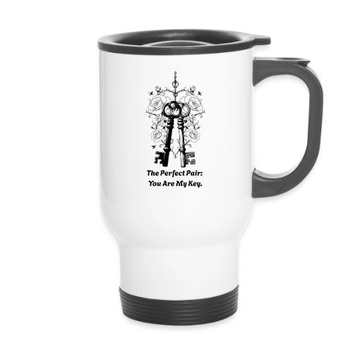 Valentine love keys - 14 oz Travel Mug with Handle