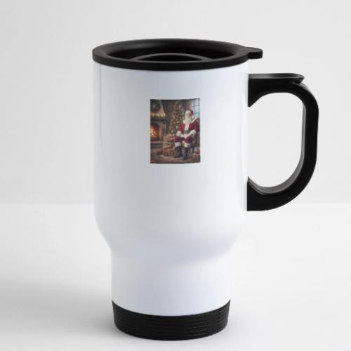Santa Claus - 14 oz Travel Mug with Handle