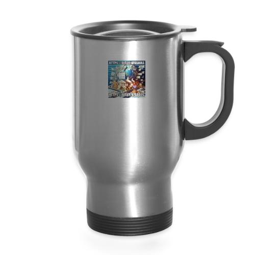 a34rfj - 14 oz Travel Mug with Handle