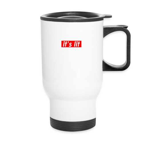 ITS LIT shirts - 14 oz Travel Mug with Handle