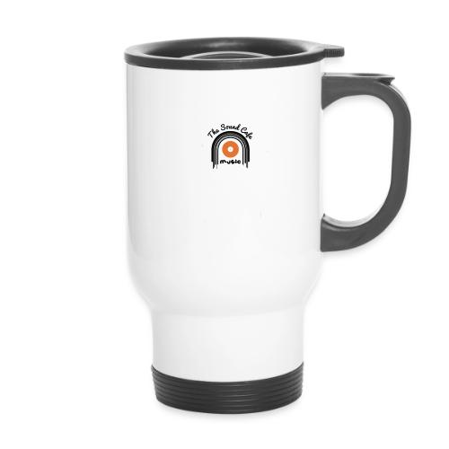 The Sound Cafe With Logo - 14 oz Travel Mug with Handle