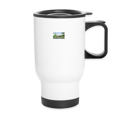 Cool Minecraft72 - 14 oz Travel Mug with Handle