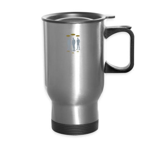 Pathos Ethos Logos 1of2 - Travel Mug with Handle