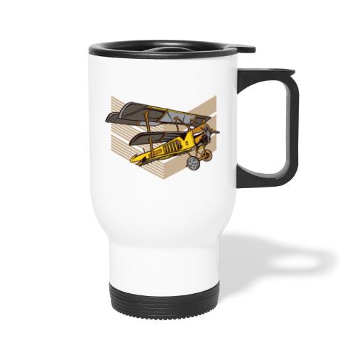 SteamPunk Double Decker - Travel Mug with Handle