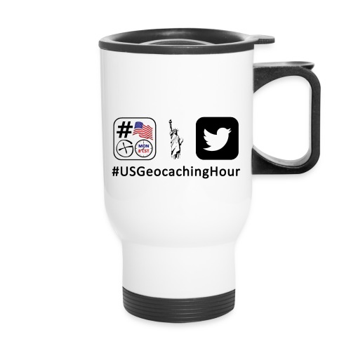 USGeocachingHour - Travel Mug with Handle