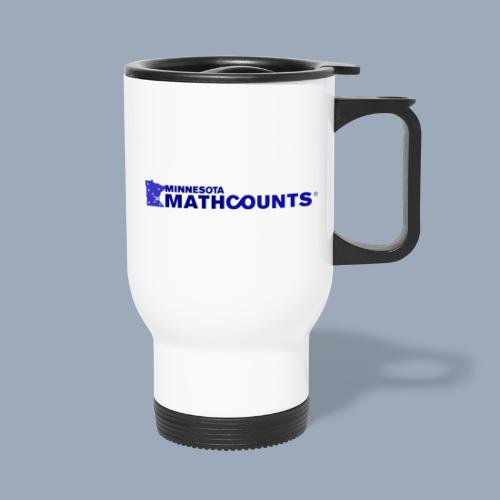 MATHCOUNTS blue - 14 oz Travel Mug with Handle