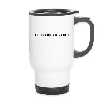 The Guardian Spirit - 14 oz Travel Mug with Handle - white - Front