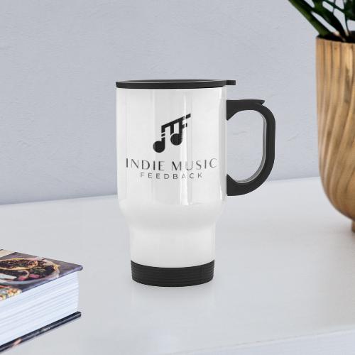 IMF Official Logo in Black - Travel Mug with Handle