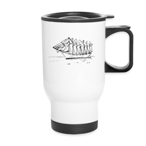 Seven-mast yacht - Travel Mug with Handle