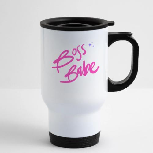Boss Babe - 14 oz Travel Mug with Handle
