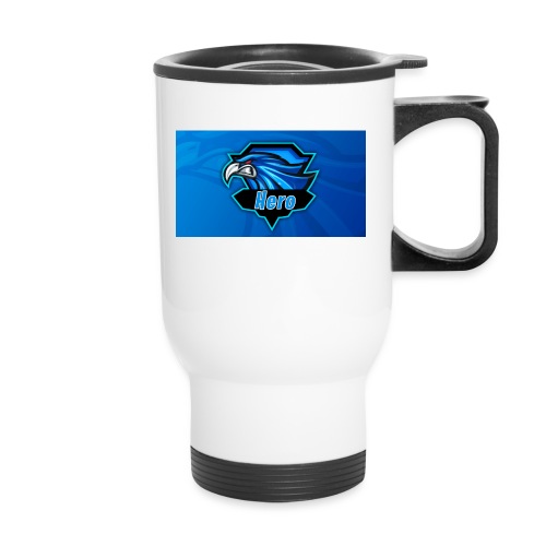 Hero Clan Logo - 14 oz Travel Mug with Handle