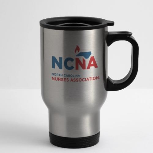 NCNA Logo color lg - 14 oz Travel Mug with Handle
