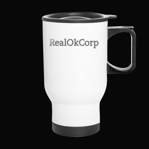 RealOkCorp official 1 - 14 oz Travel Mug with Handle