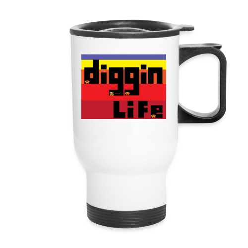 Diggin Life - 14 oz Travel Mug with Handle