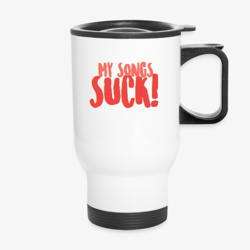 My Songs Suck Logo - 14 oz Travel Mug with Handle