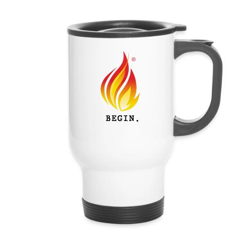 Begin FHIR mug - 14 oz Travel Mug with Handle