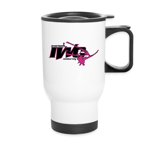 iwc uniform vector logo - 14 oz Travel Mug with Handle