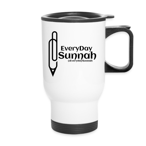 EveryDay Sunnah Logo - 14 oz Travel Mug with Handle